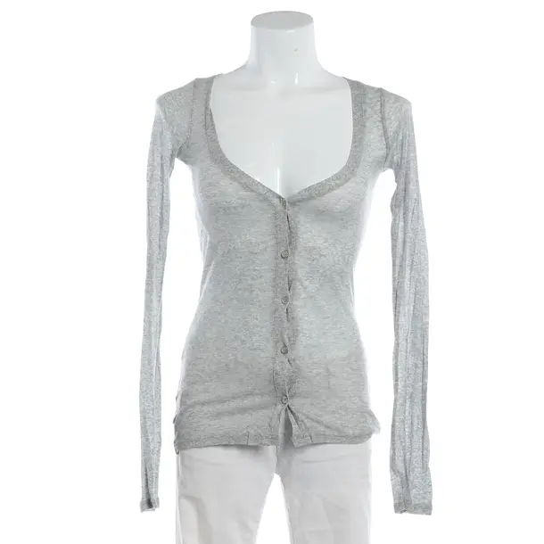 Manica lunga, in Grigio chiaro, Cotone, Vintage americano