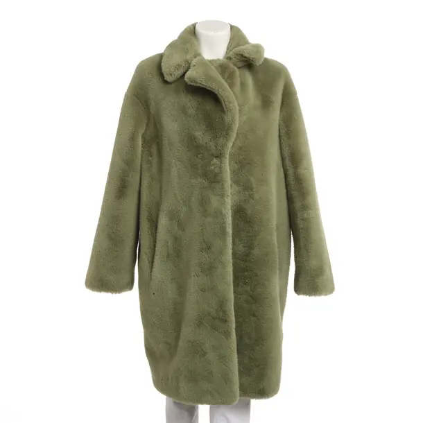Winter Coat, in Green, Polyester, Stand Studio