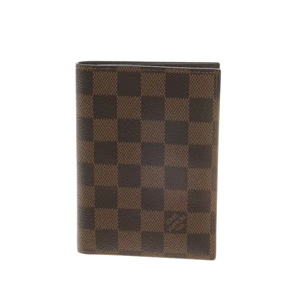 Passport Cover, in Dark Brown, Leather, Louis Vuitton