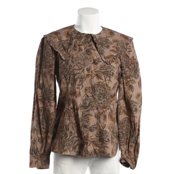 Blouse, in Multicolored, Cotton, Ganni