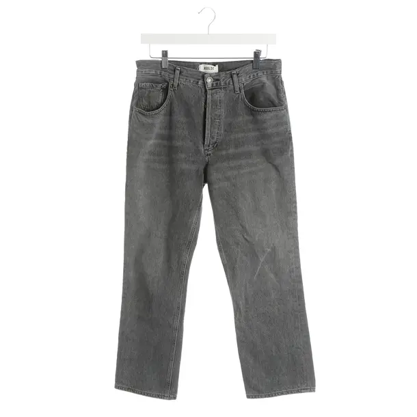 Jeans Straight Fit, in Grau, Baumwolle, Agolde