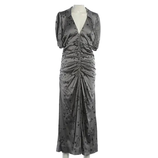 Cocktailkleid, in Grau, Seide, Ganni