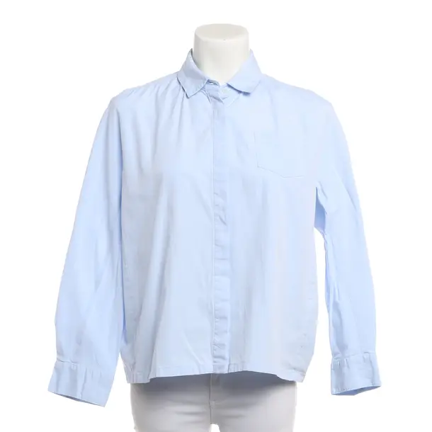 Bluse, in Hellblau, Baumwolle, Max Mara