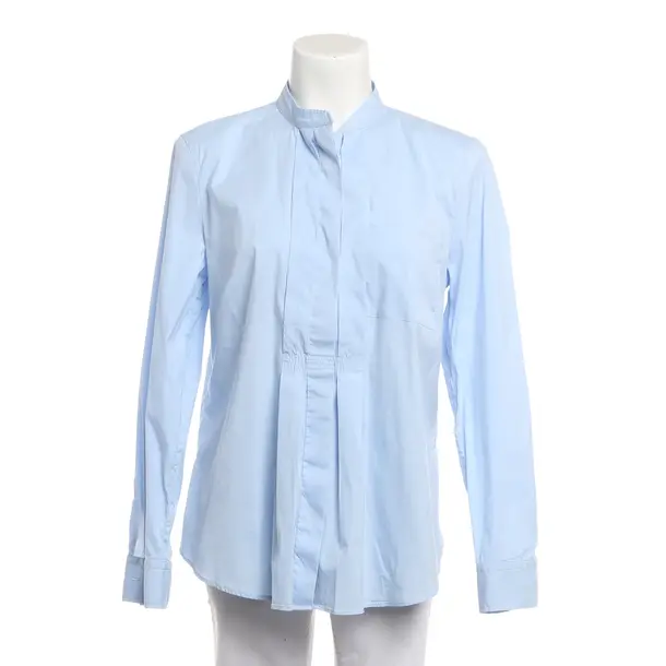 Bluse, in Hellblau, Baumwolle, Marc Cain