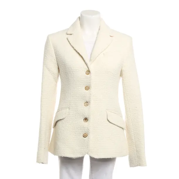 Blazer, in Cream, Polyacryl, The Garment