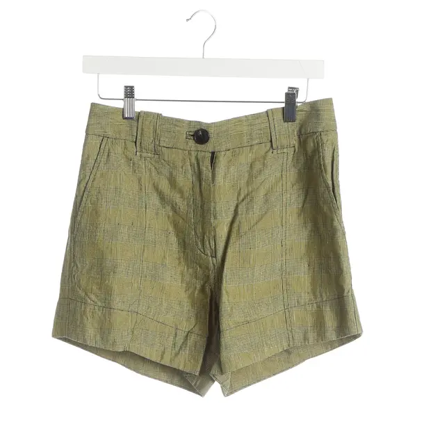 Shorts, in Grün, Leinen, Ganni