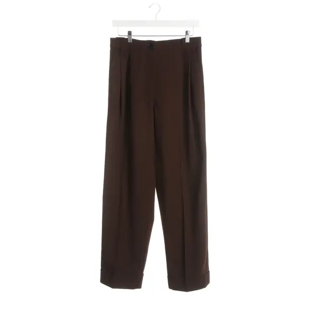 Hose, in Braun, Polyester, Ganni