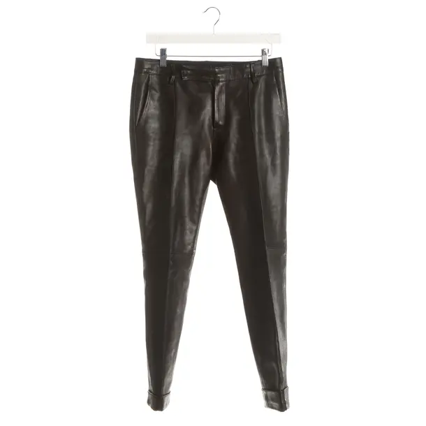 Pants, in Black, Leather, Golden Goose
