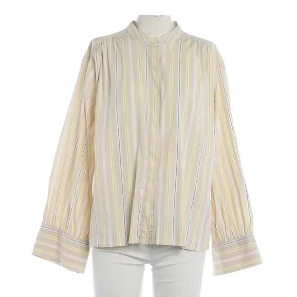 Blouse, in Multicolored, Cotton, Closed