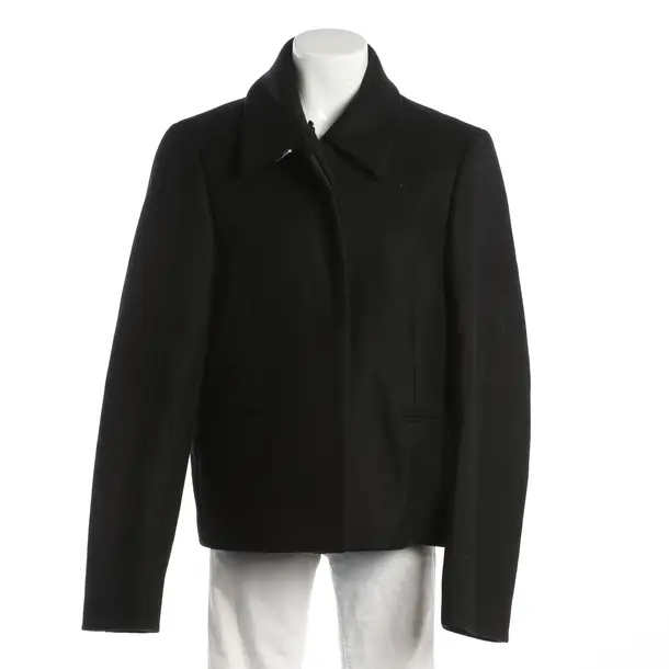 Mid-Season Jacket, in Black, Wool, Totême