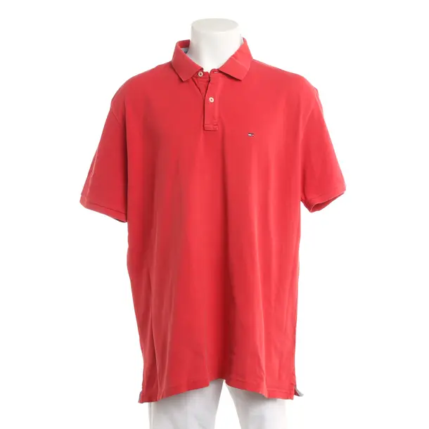 Polo, in Rosso chiaro, Cotone, Tommy Hilfiger