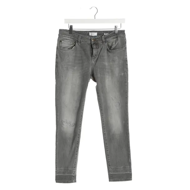 Jeans slim fit, in Grigio, Cotone, Chiuso