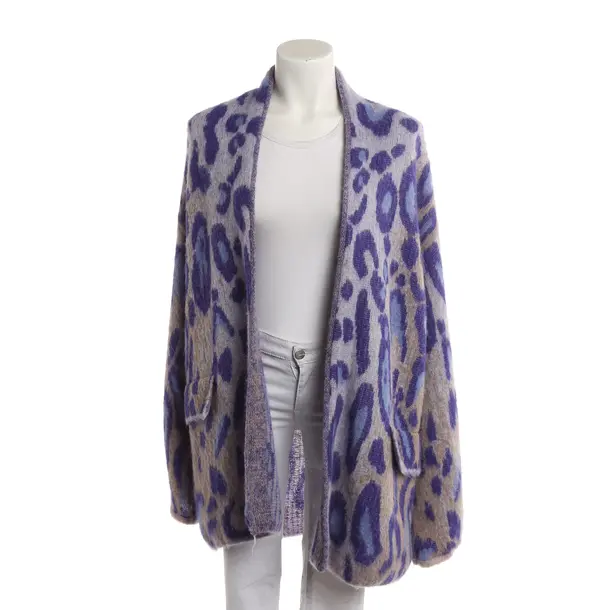Cardigan, in Multicolored, Wool, Forte_Forte