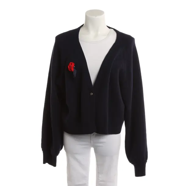 Strickjacke, in Navy, Wolle, SoSue