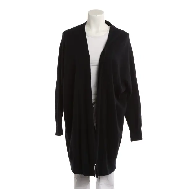 Cardigan, in Navy, Cotton, Pauw