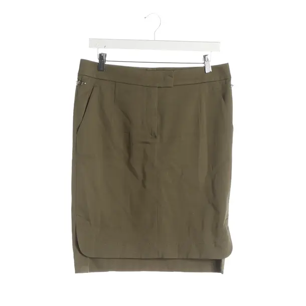 Skirt, in Dark Green, Cotton, Fay