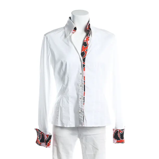 Blouse, in White, Cotton, Escada