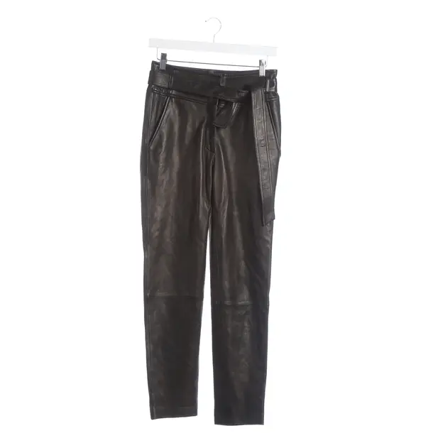 Hose, in Schwarz, Leder, Veronica Beard
