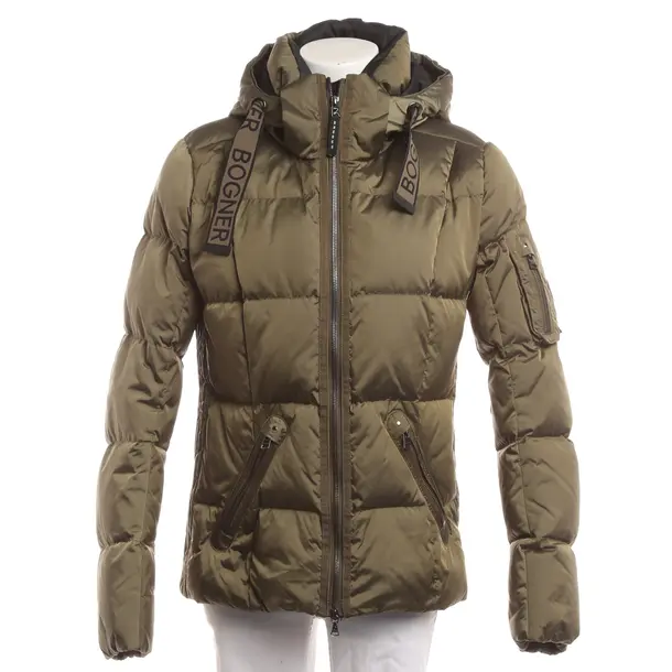 Down Puffer Jacket, in Green, Polyimide, Bogner