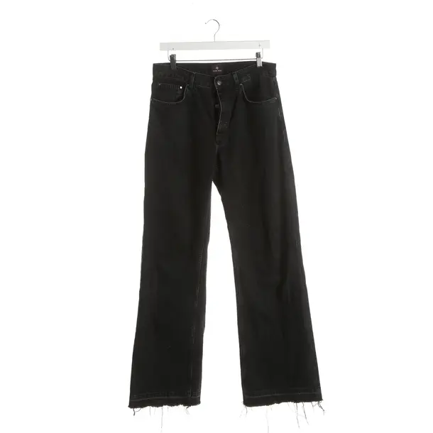 Straight Fit Jeans, in Black, Cotton, Anine Bing