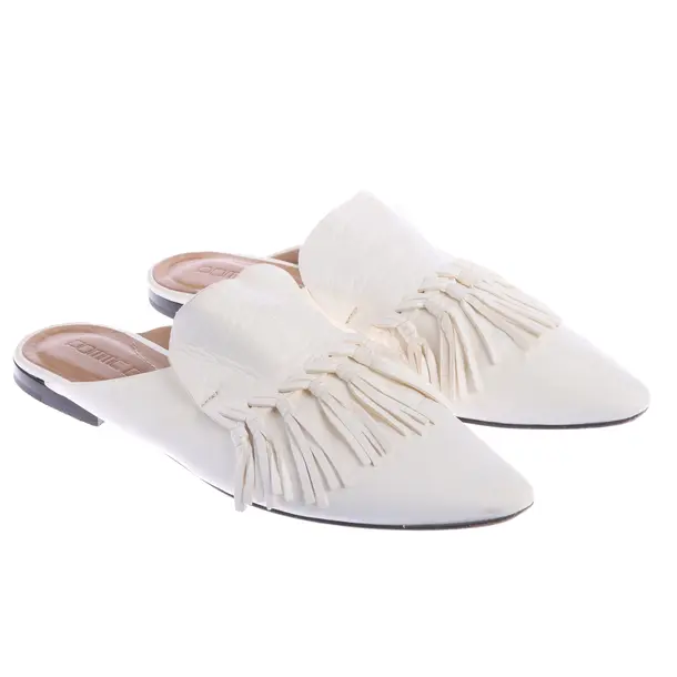 Mules, in Beige, Pomme d´or