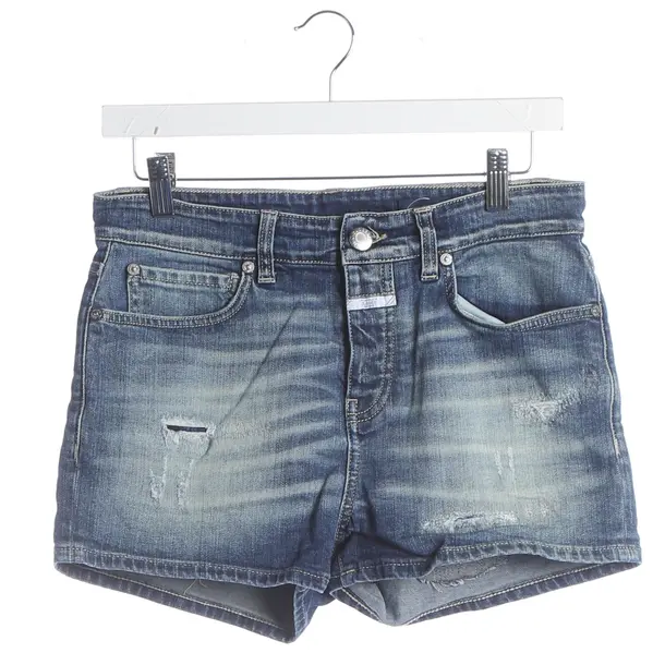 Shorts, in Blue, Cotton, Closed