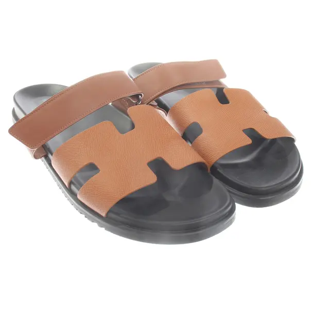 Sandalen, in Hellbraun, Hermès