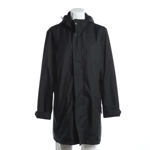 Mid-Season Coat, in Black, Polyester, MooRER
