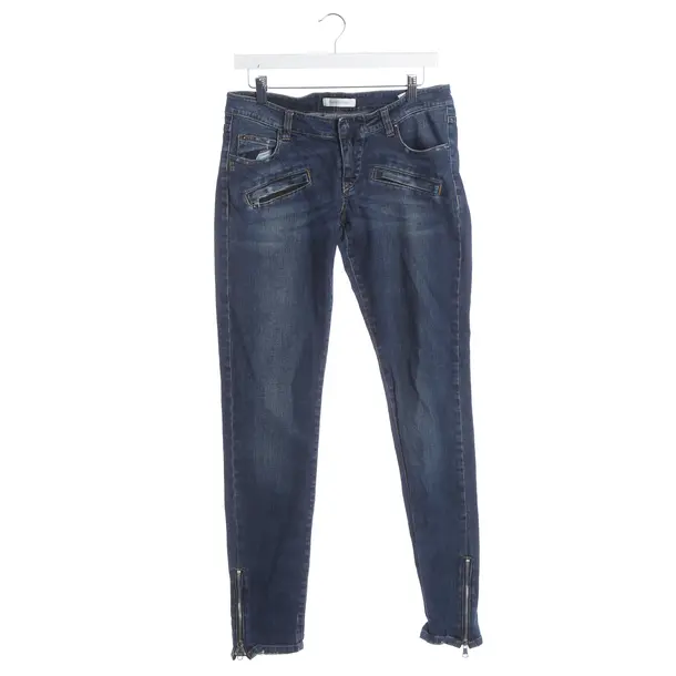 Skinny Jeans, in Navy, Cotton, Pierre Balmain