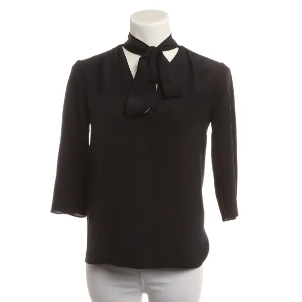 Blouse, in Black, Silk, Prada