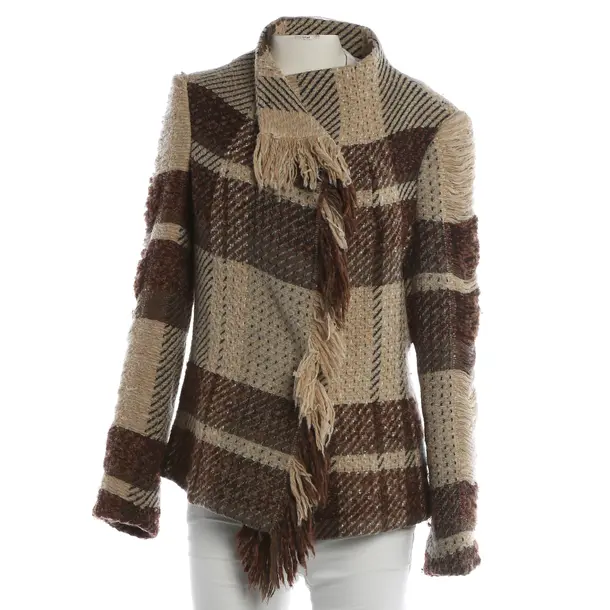 Übergangsjacke, in Hellbraun, Wolle, Escada