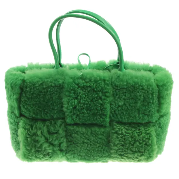 Handbag, in Green, Fur, Bottega Veneta