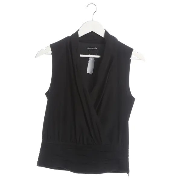 Blouse, in Black, Silk, Emporio Armani