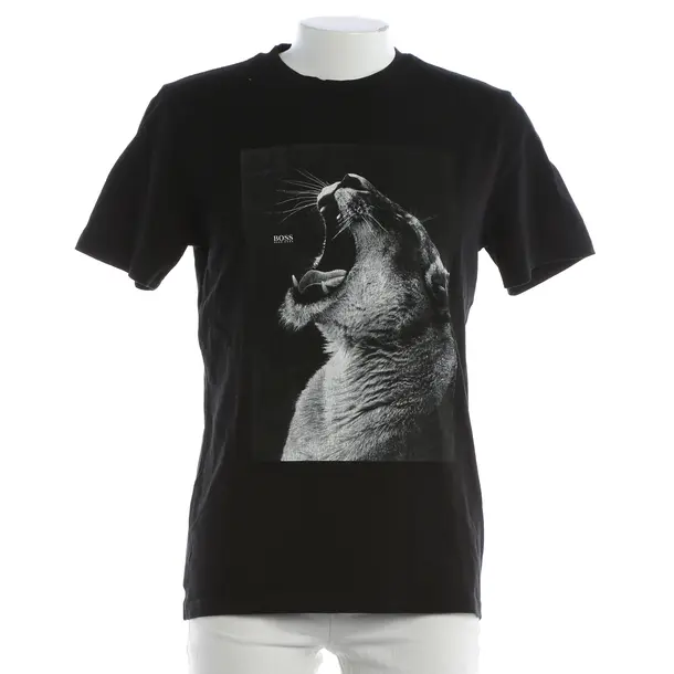 Maglietta, in Nero, Cotone, Hugo Boss Etichetta Nera