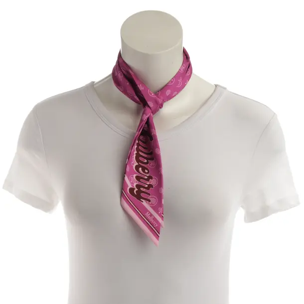 Shawl, in Pink, Silk, Mulberry