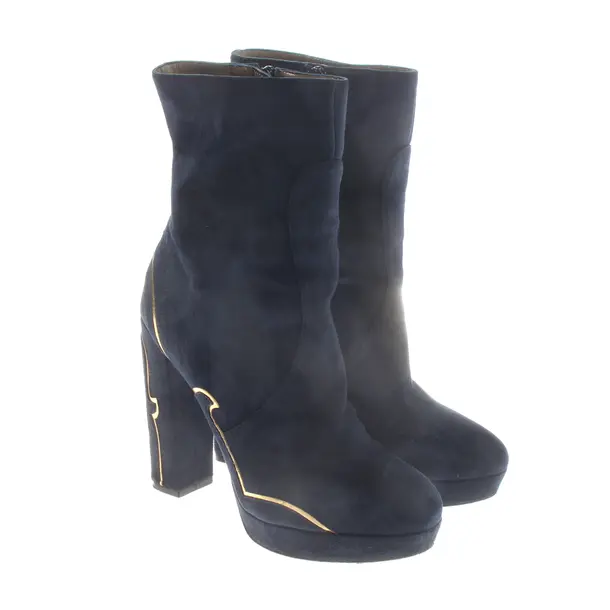 Stiefeletten, in Blau, Versace