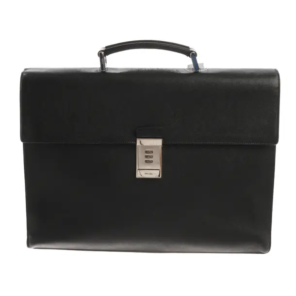 Handbag, in Black, Leather, Prada