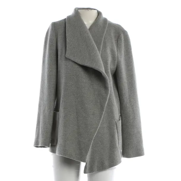 Mid-Season Jacket, in Gray, Wool, Windsor