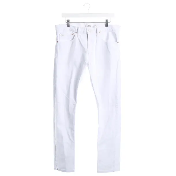 Slim Fit Jeans, in White, Cotton, Polo Ralph Lauren