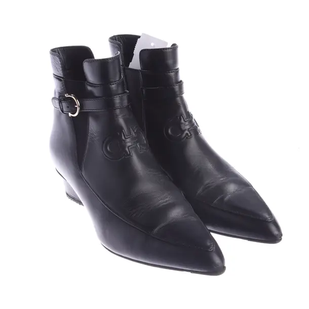 Stiefeletten, in Schwarz, Salvatore Ferragamo