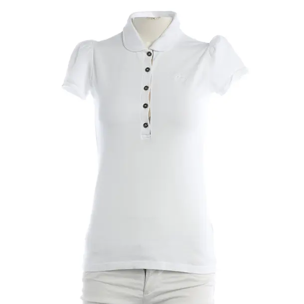 Polo, in Bianco, Cotone, Burberry Brit