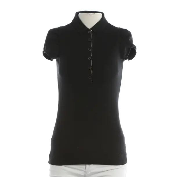 Poloshirt, in Schwarz, Baumwolle, Burberry Brit