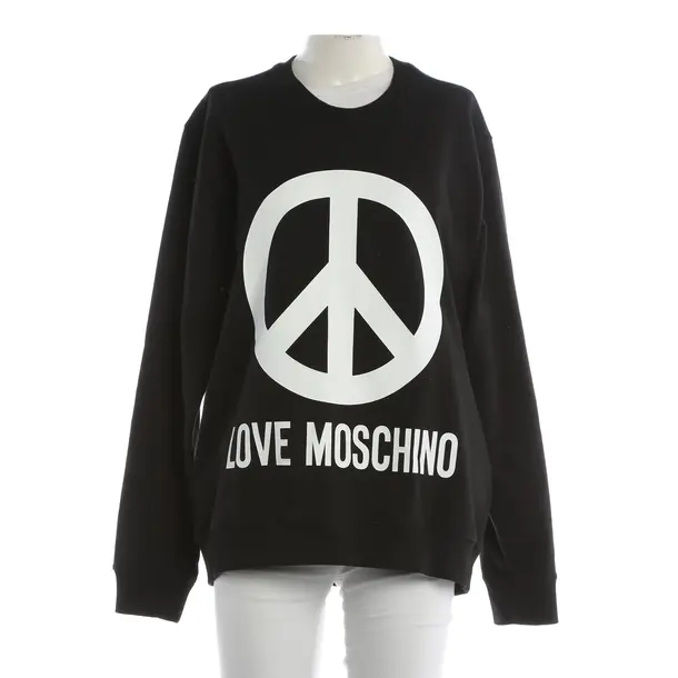 Sweatshirt, in Black, Cotton, Love Moschino