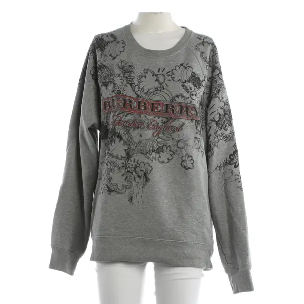Felpa, in Grigio, Cotone, Burberry Londra
