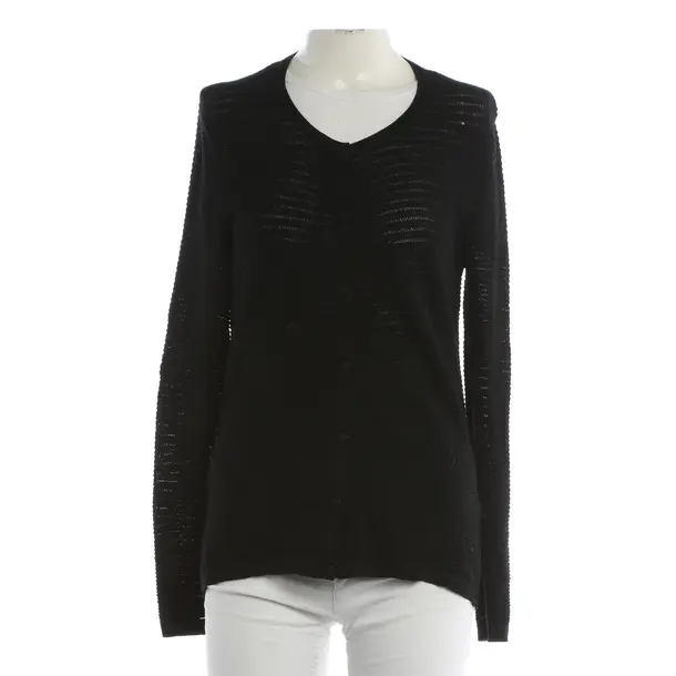 Strickjacke, in Schwarz, Wolle, Hugo Boss Black Label