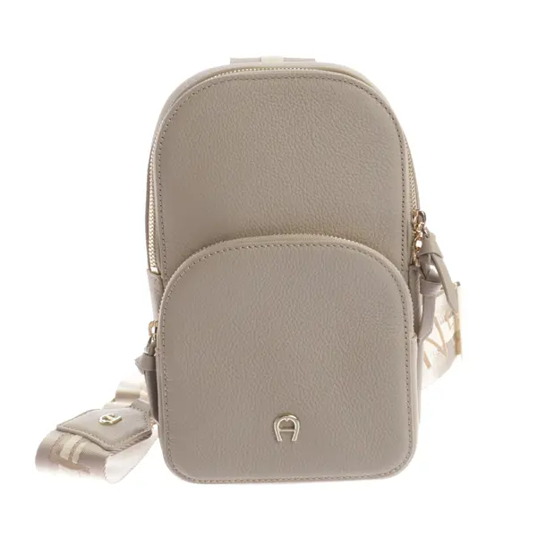 Borsa a cinture a tracolla, in Marrone chiaro, Pelle, Aigner
