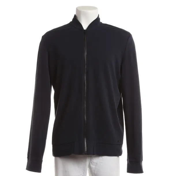 Strickjacke, in Navy, Baumwolle, Hugo Boss Orange