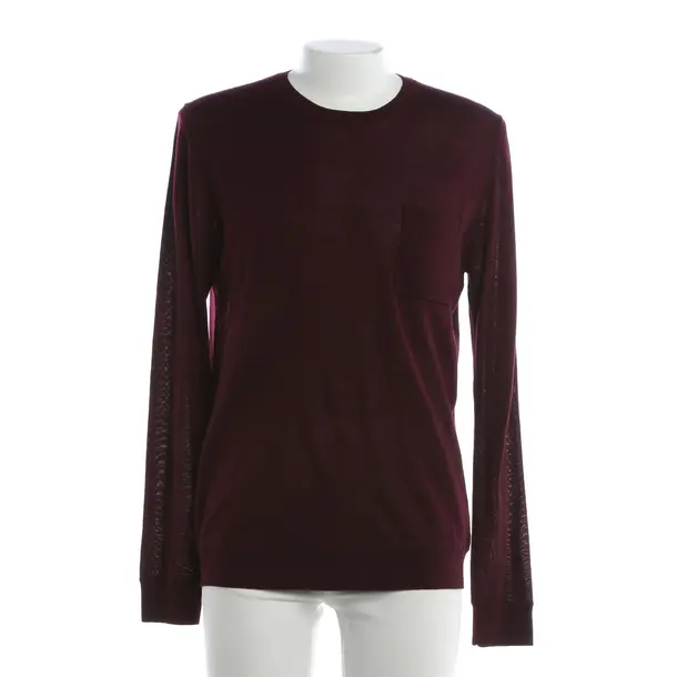 Pullover, in Bordeaux, Wolle, Strenesse