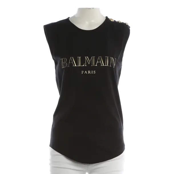 Shirt, in Black, Cotton, Balmain