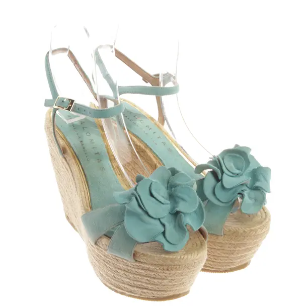 Wedges, in Türkis, Paloma Barceló